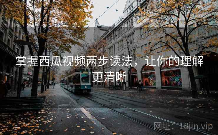 掌握西瓜视频两步读法，让你的理解更清晰