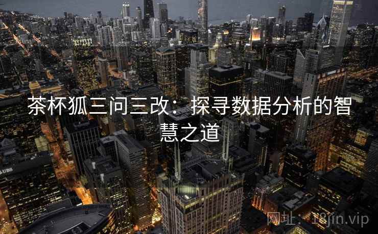 茶杯狐三问三改：探寻数据分析的智慧之道